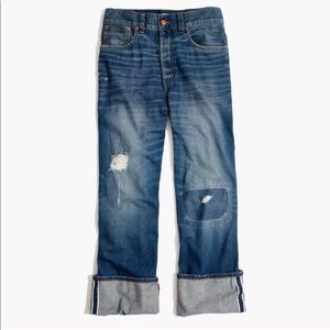 Rivet & thread selvage worker denim jean